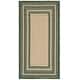 preview thumbnail 94 of 140, SAFAVIEH Courtyard Vickie Indoor/ Outdoor Waterproof Patio Backyard Rug 2'7" x 5' - Beige/Dark Green