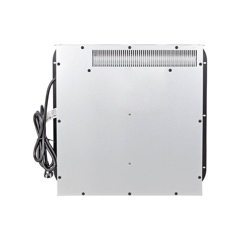 18" Electric Fireplace Insert, Ultra Thin Heater with Realistic Flame