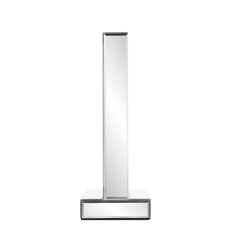 Mirrored Crushed Diamond Table Clock