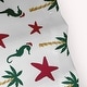 preview thumbnail 2 of 10, Christmas Beach Pattern Shower Curtain