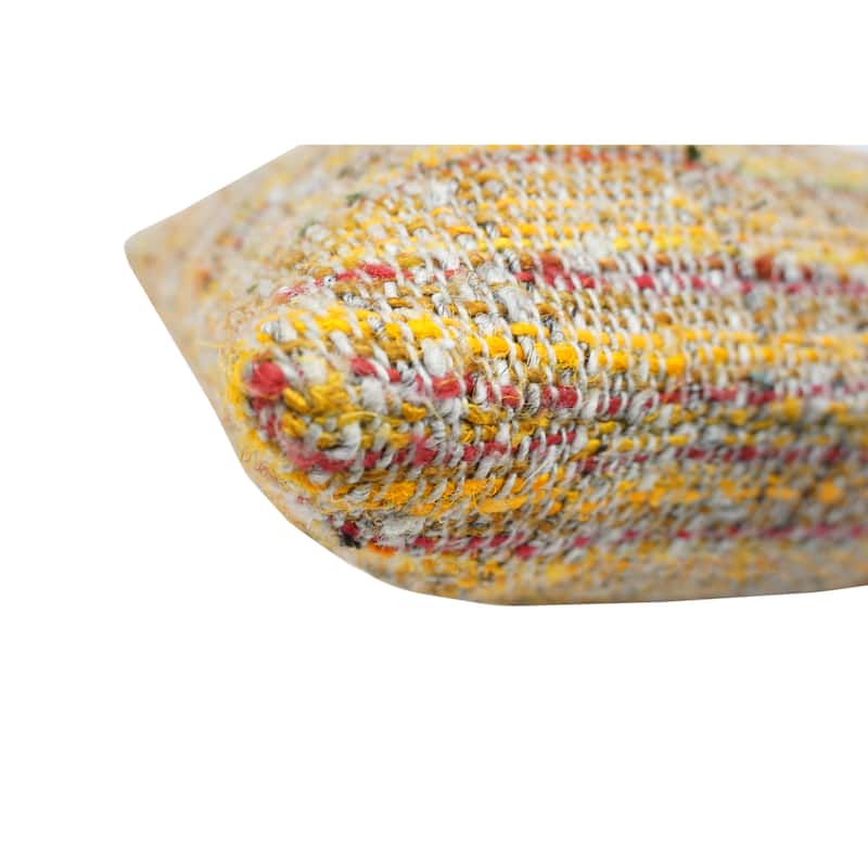 Home&Manor Wendy Hand Spun Silk Pillow 20"