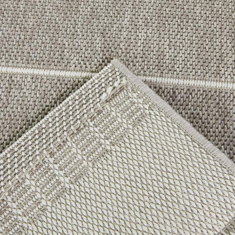 Campert Striped Patio Indoor/Outdoor Area Rug