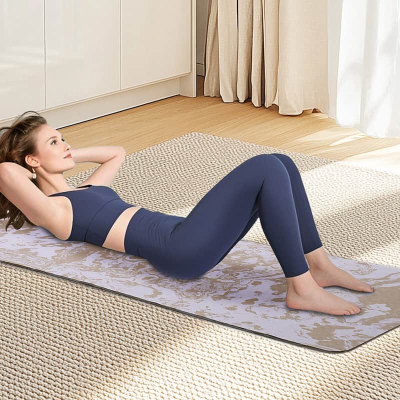 72x24" Extra Thick TPE Yoga Mat,Non-Slip Professional for Pilates Home