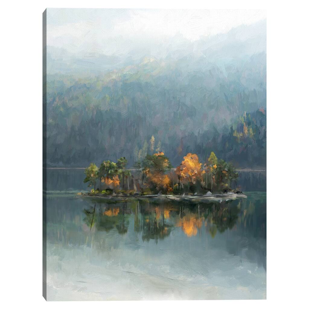 Lake Escape by Studio Arts Canvas Art Print