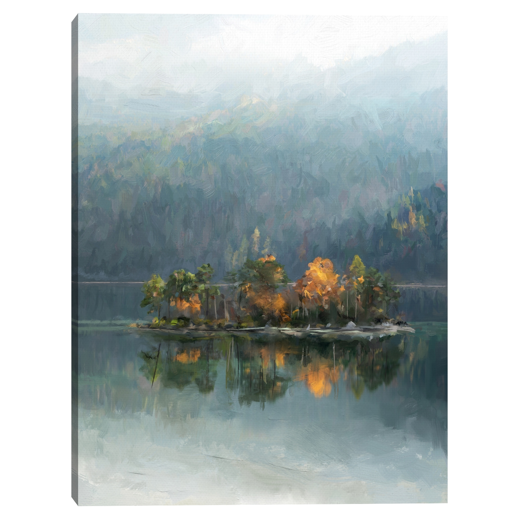 Lake Escape by Studio Arts Canvas Art Print