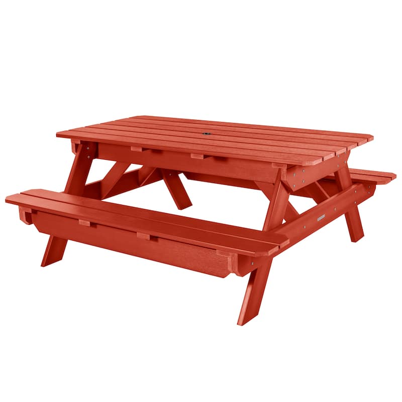 HIGHWOOD Eco-friendly Picnic Table - Rustic Red