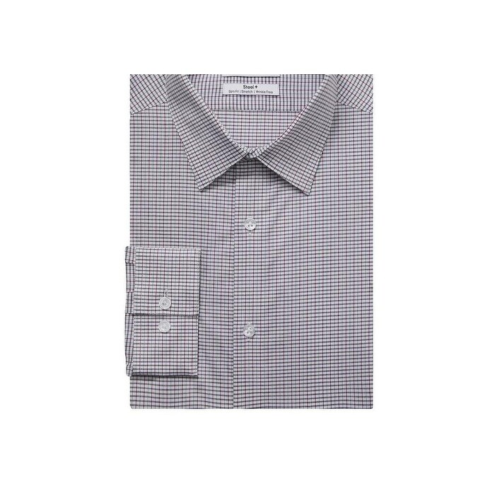 calvin klein slim fit dress shirt white Judy Fitted Crew Neck Dress A-Line Long Sleeve Midi