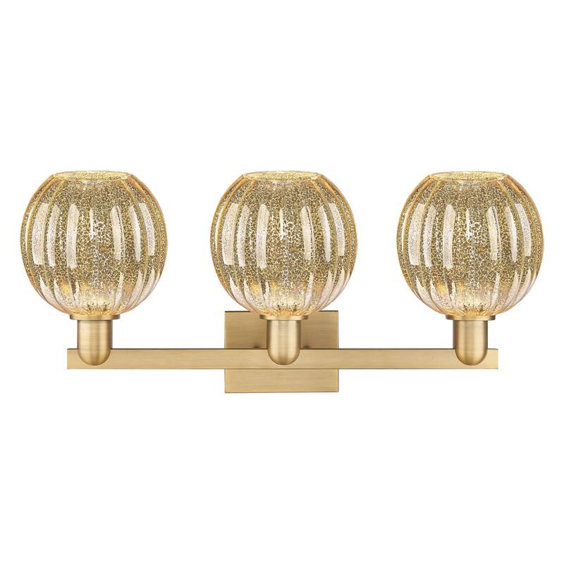 Innovations Lighting Downtown Urban - Preston - 3 Light 26" Globe Shade Bath Vanity Light