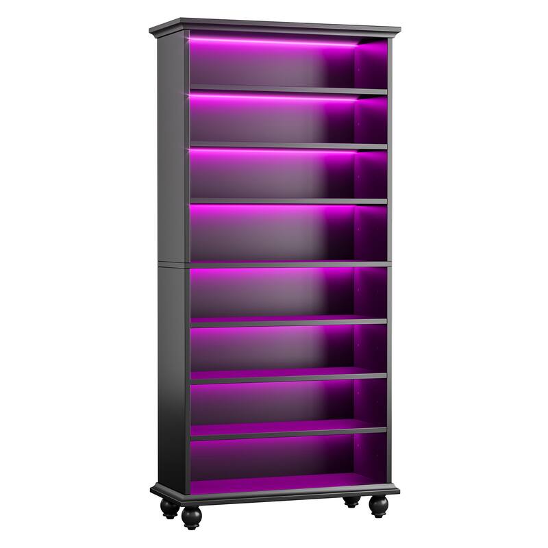 69-inch Tall Bookcase Bookshelves Book Display Stand for Living Study Room