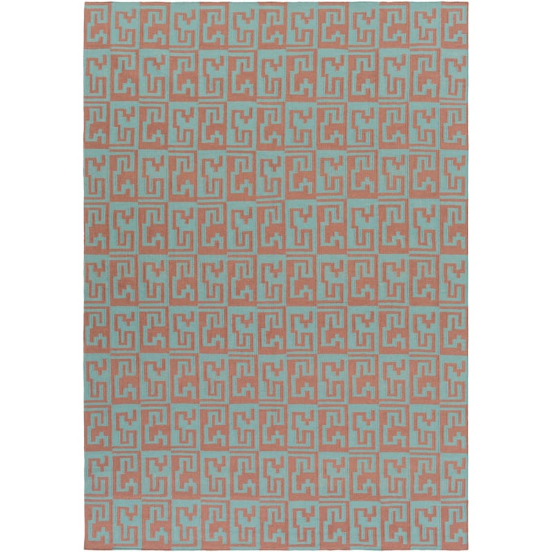 Hand-woven Shreveport Flatweave Wool Area Rug