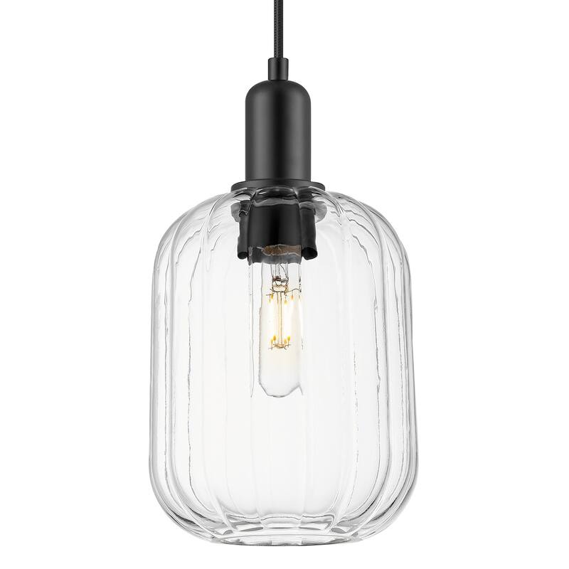 Innovations Lighting 716-1P-G460-7CL Preston 7" Wide Cord Hung Mini - Matte Black