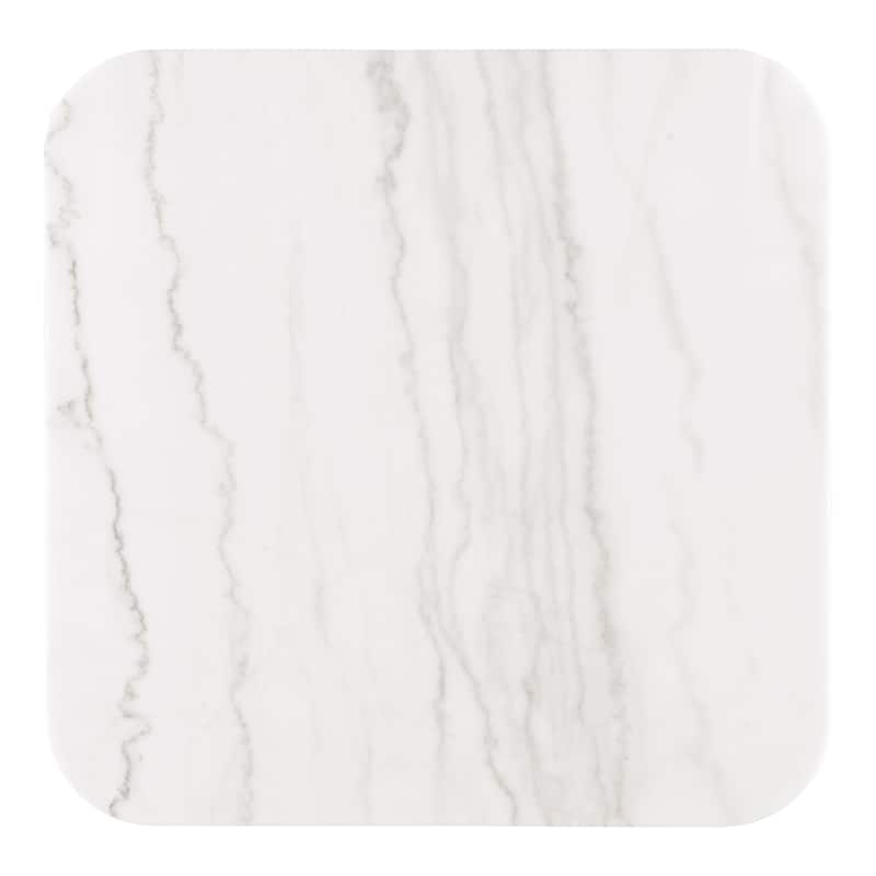 Furniture of America Torin Modern Genuine Marble Top Square Coffee Table