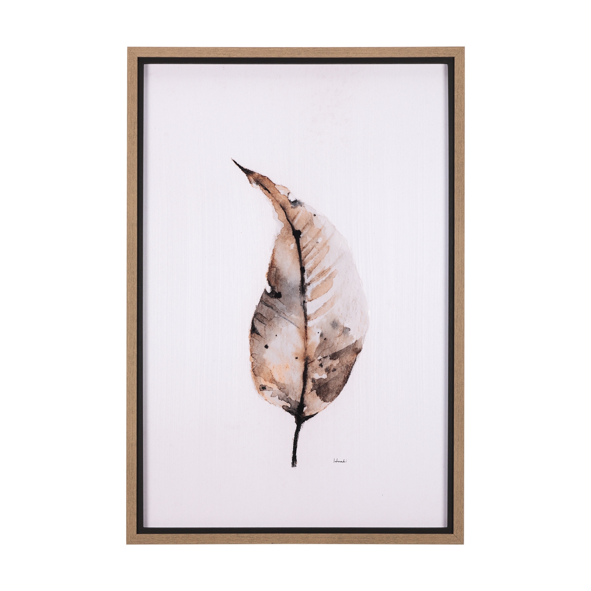 Autumn Message III by Mercana Studio a Hand Embellished Textured Framed Art Print