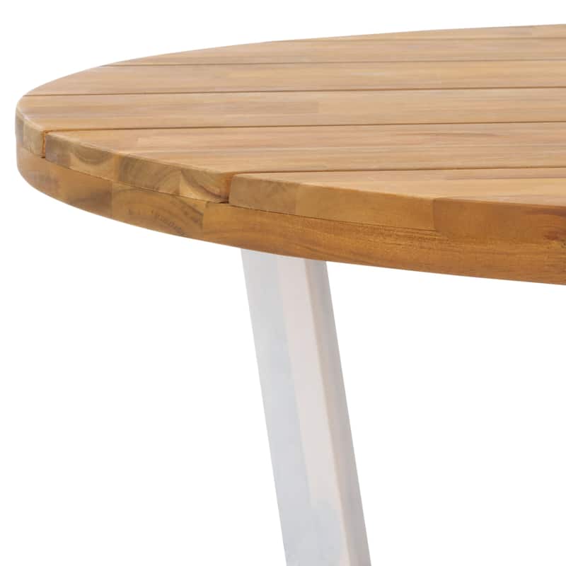 SAFAVIEH Estefani 3-Leg Round Outdoor Coffee Table - 39Wx39Dx15H