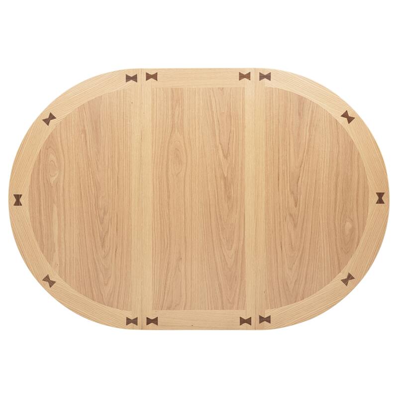 Lavon Oval 60-inch Wood Extension Leaf Dining Table