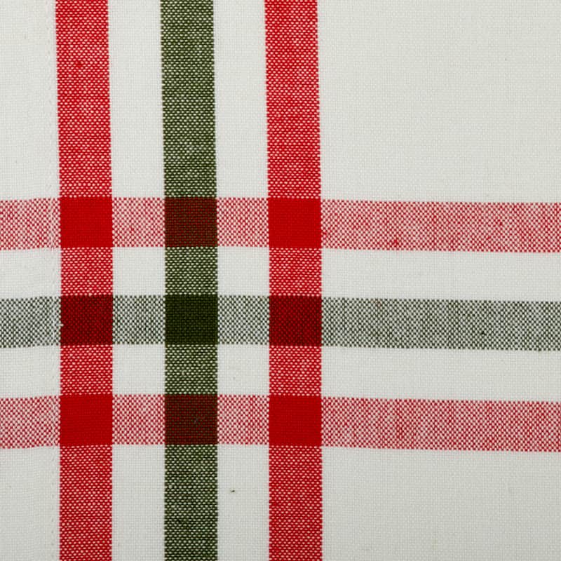 DII Nutcracker Plaid Table Runner