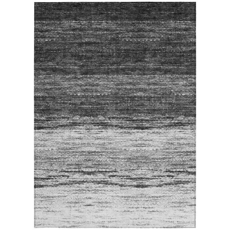 HomeRoots Ombre Transitional Rectangle Outdoor Rug
