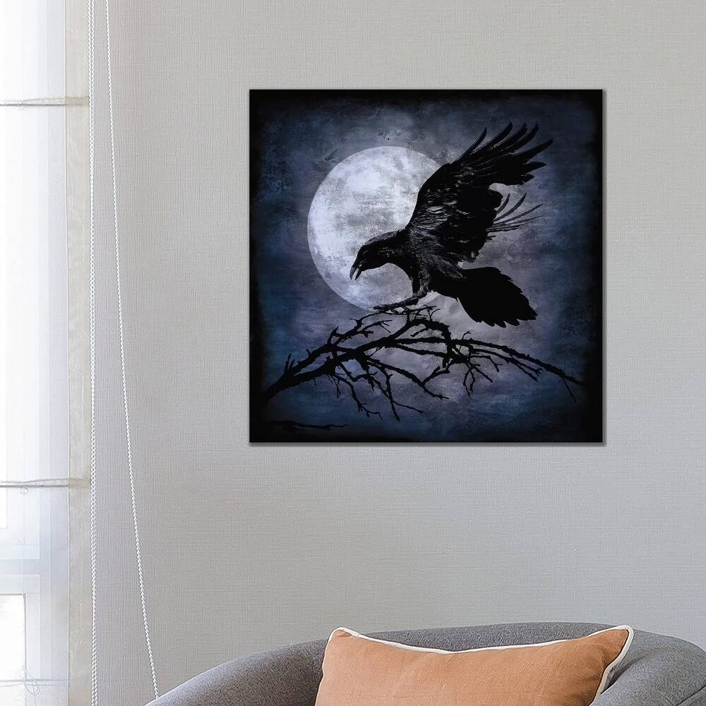 iCanvas "Crow" by Martin Wagner Canvas Print