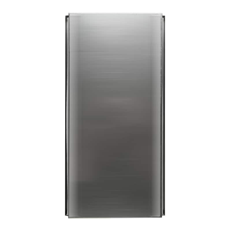 ALFI brand 24" x 12" Brushed Stainless Steel Horizontal Single Shelf Bath Shower Niche