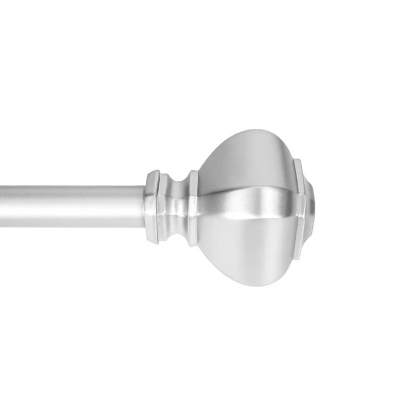 UTOPIA ALLEY 3/4 Inch Curtain Rod - Curtain Rods for Windows 28 to 48 Inch, Adjustable Drapery Rods