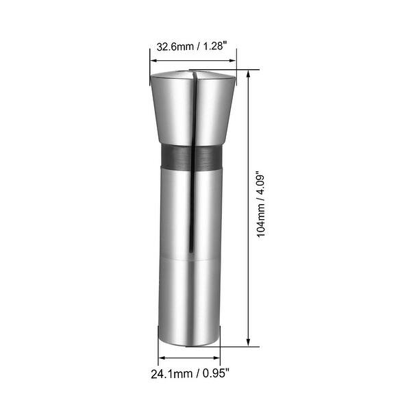 1/4 Inch Mill Chuck Holder 65Mn Spring Steel 7/16-14UNC Thread R8 Collet 1/4 Inch Mill Chuck Holder 65Mn Spring Steel 7/16-14UNC Thread R8 Collet