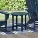 preview thumbnail 21 of 69, Polytrends Altura Eco-friendly All Weather Round 18" Side Table Navy Blue