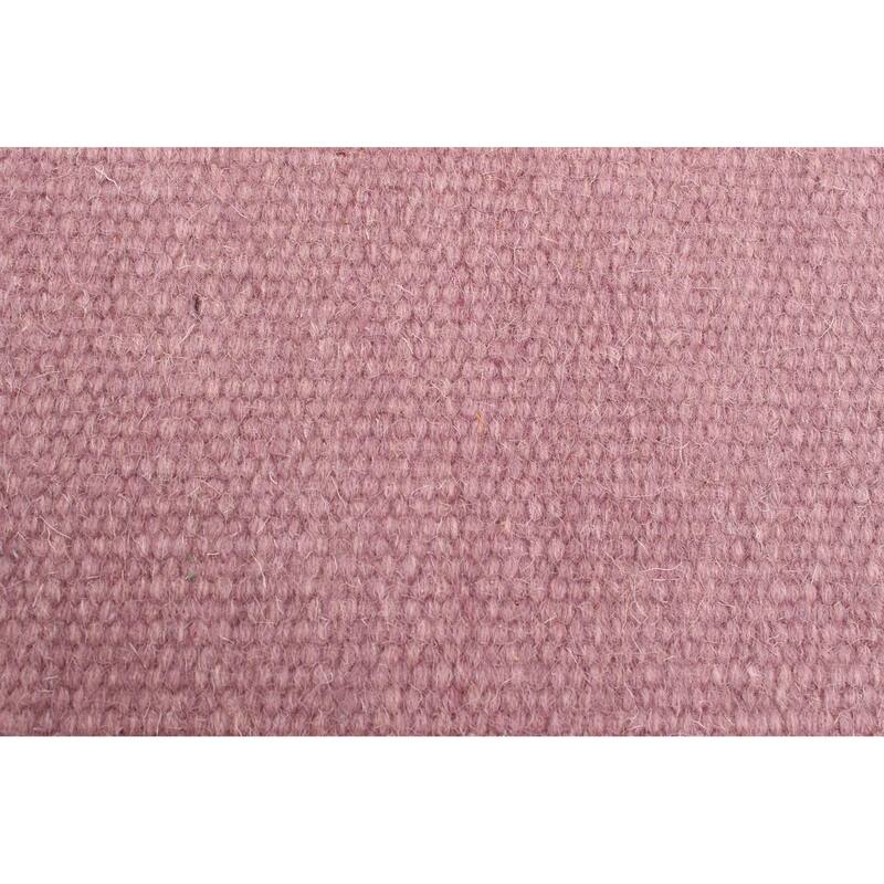 ECARPETGALLERY Flat-Weave Marrakech Dark Magenta Wool Kilim - 3'3 x 5'3