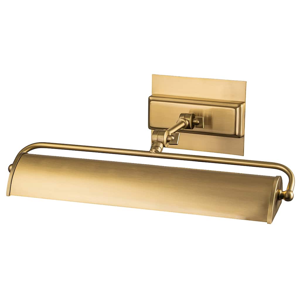Winchfield Medium Picture Light in Aged Brass - 5"h x 17.5"w x 12"d