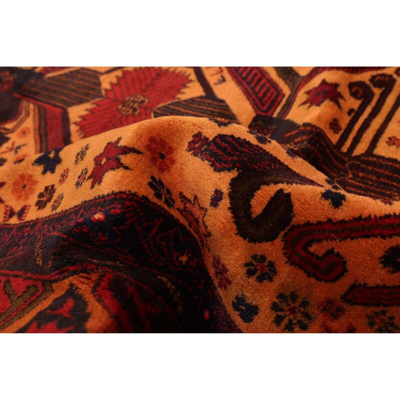 ECARPETGALLERY Hand-knotted Teimani Light Orange Wool Rug - 3'10 x 6'7