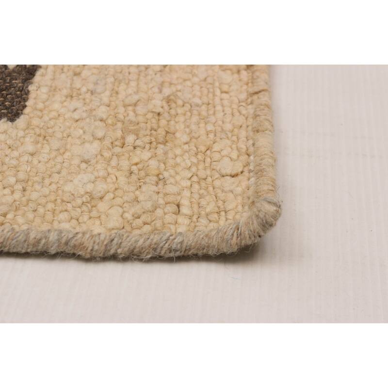 Marrakech Beige Kilim 5'2" x 7'6" - 5'2 x 7'6