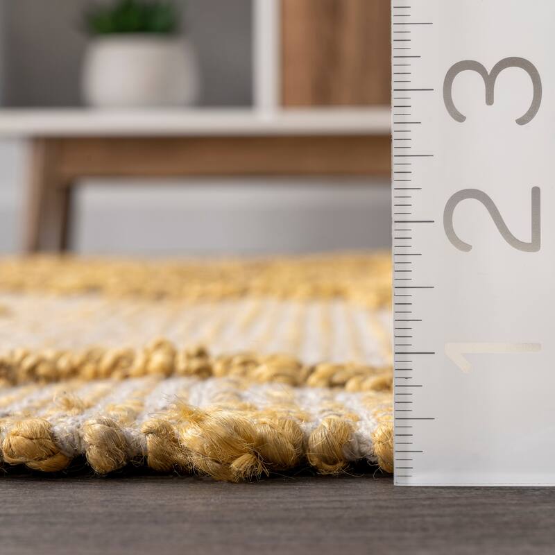 Nuloom Julianne Handmade High-Low Jute Moroccan Area Rug