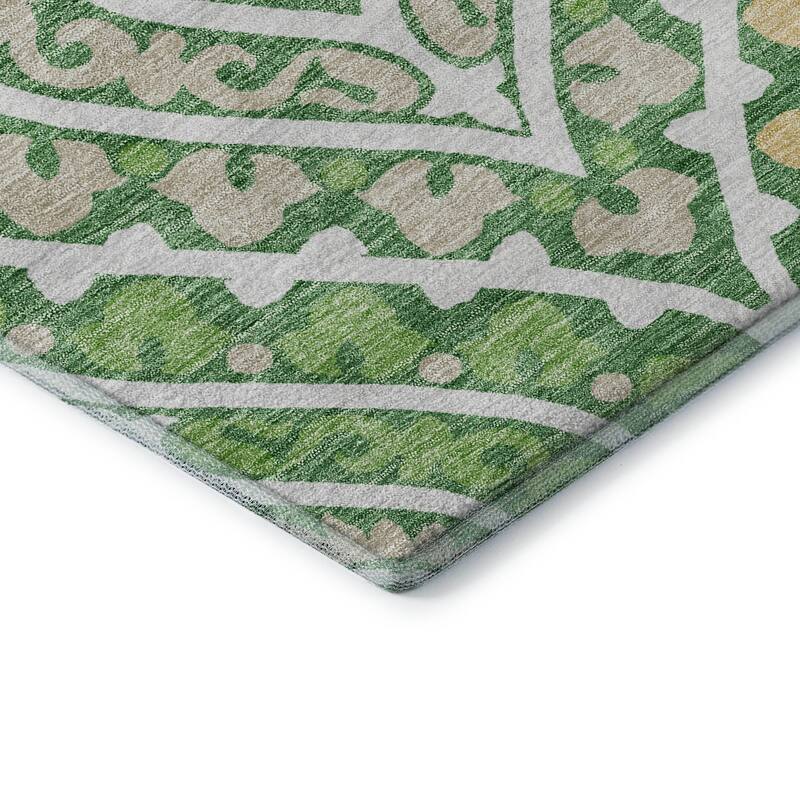 Premium Washable Super Soft Diamond Medallions Mayfield Rug