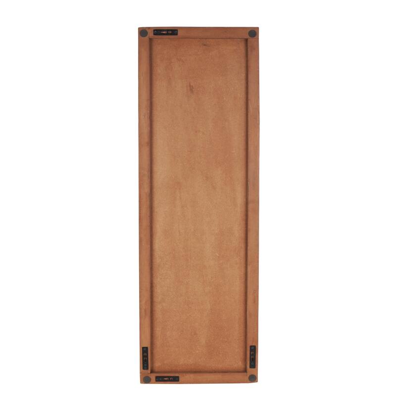 Mango Wood Geometric Handmade 3D Cube Inspired Panel Home Wall Decor - Brown - Roche River Decor