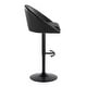 preview thumbnail 35 of 84, Porch & Den Livesey High Back Adjustable Bar Stool with Rounded T Footrest (Set of 2)