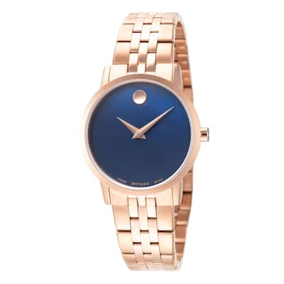 Movado Women's 28mm Museum Quartz Watch 0607354 - Gold-Tone - One Size
