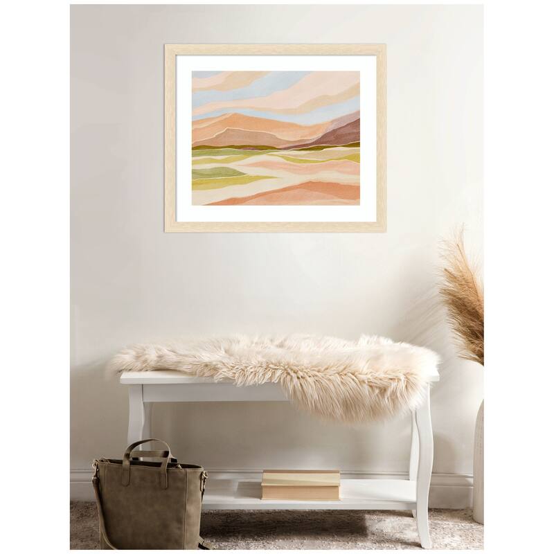 Kate and Laurel Framed Art Desert Dreams by Nikita Jariwala