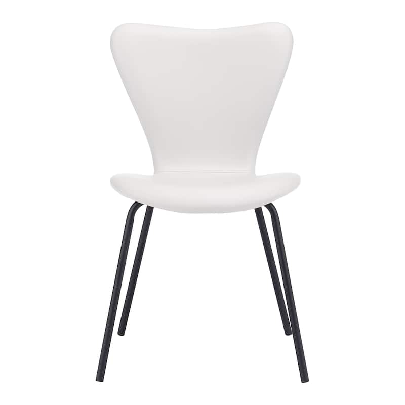 Dining Chair with Steel Frame(Set of 2) - Product (in) : 20.1" W x 20.1" D x 32.7" H