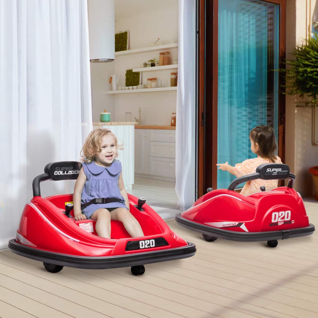 Exclusive Child Car with Remote Control, Rotating Bumper Vehicle with Joystick, Electric Car Toy with Built-in Music