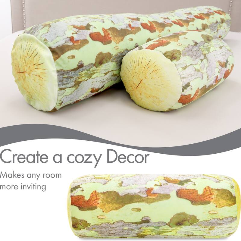 Log Cover Only - Body Pillowcase - Spandex/Nylon Blend for Silky Touch