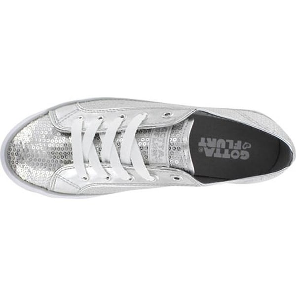 silver sequin tennis shoes womens