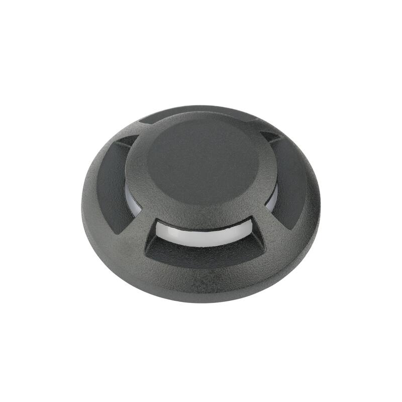 Kichler Lighting LED Mini All-Purpose 4-Way Opening, Landscape Lighting, (.75" x 2.25"), 16145BKB - 0.75
