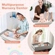 preview thumbnail 7 of 9, Costway Baby Changing Table Dresser Infant Diaper Station Nursery with - See Details