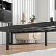 preview thumbnail 8 of 9, Twin Size Metal Platform Bed with Storage Headboard and Charging Station