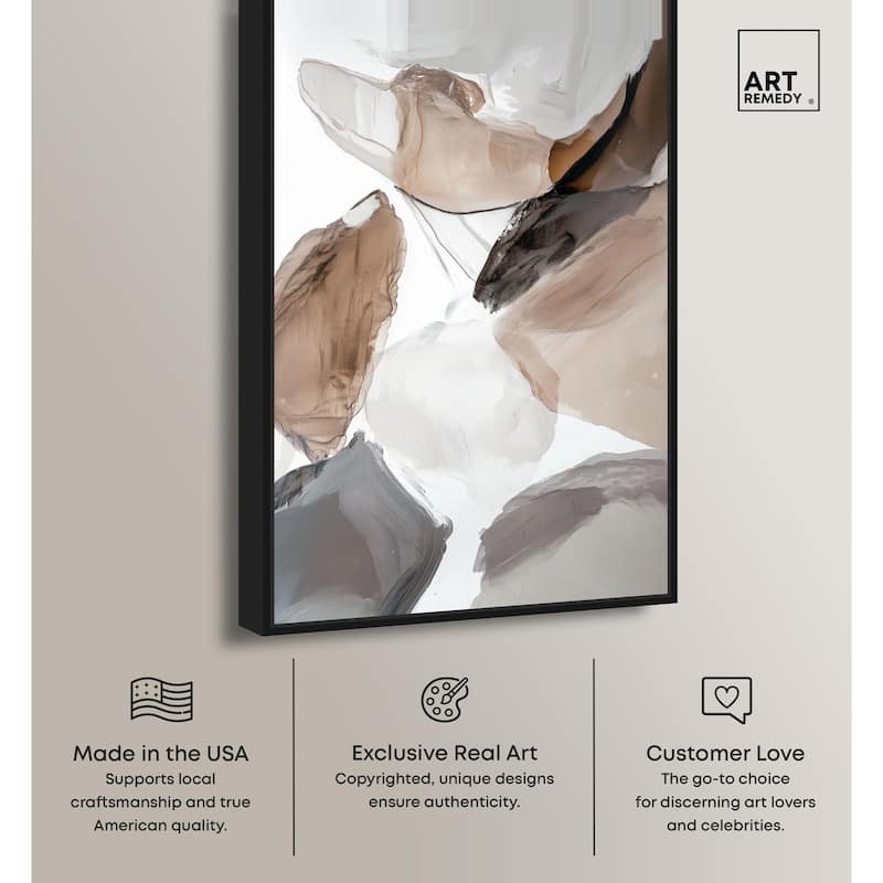 Sedimentary Hues I Canvas by Art Remedy