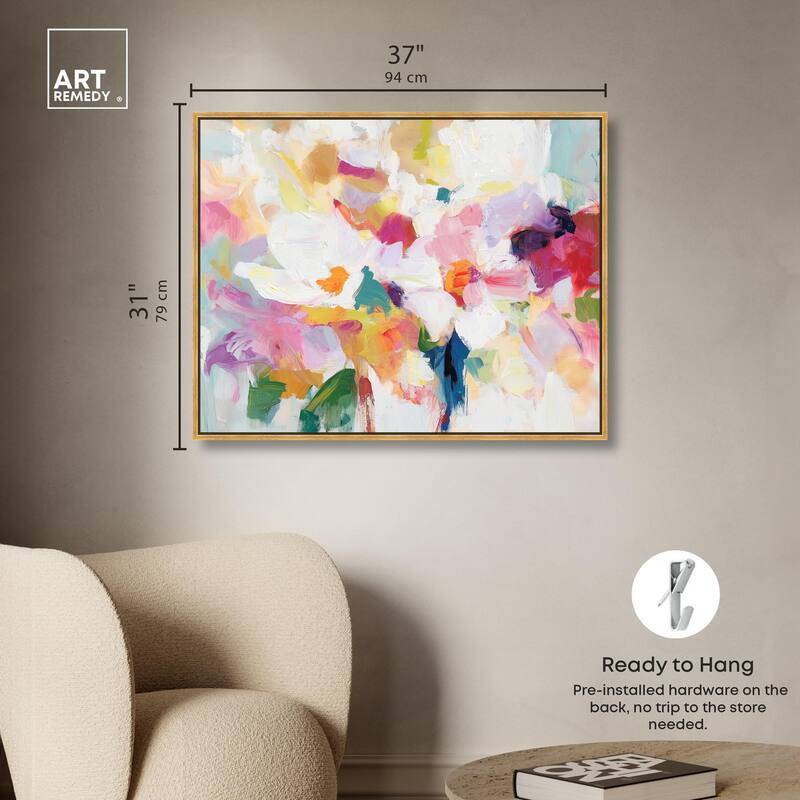 Bold Brushstroke II Canvas by Art Remedy