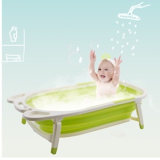 Top Product Reviews For Gymax Green Baby Folding Bathtub