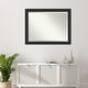 preview thumbnail 29 of 31, Beveled Bathroom Wall Mirror - Shipwreck Black Frame