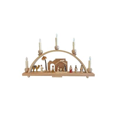 19" Richard Glaesser Nativity Scene Christmas Arch