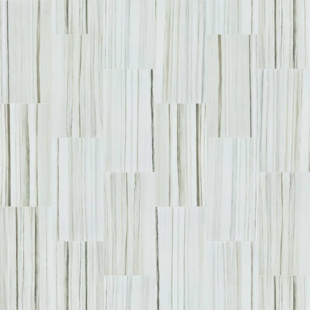 Shaw Range - 12" x 24" Rectangle Floor Tile - Polished Marble Visual -