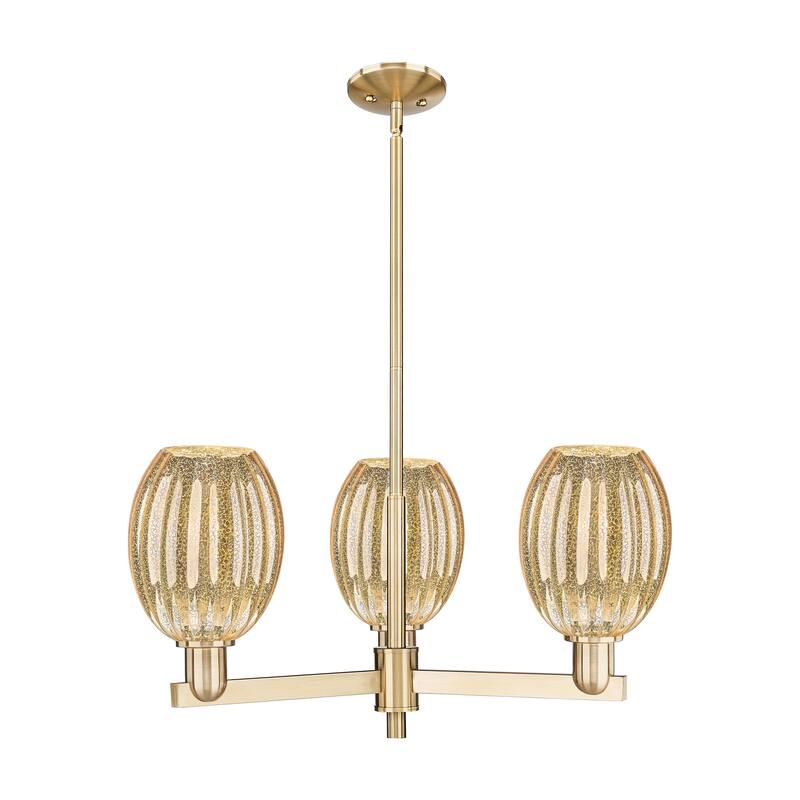Innovations Lighting Downtown Urban - Preston - 3 Light 18" Bell Shade Stem Hung Chandelier